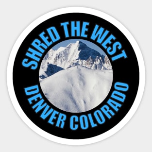 SKI THE WEST- DENVER COLORADO Sticker